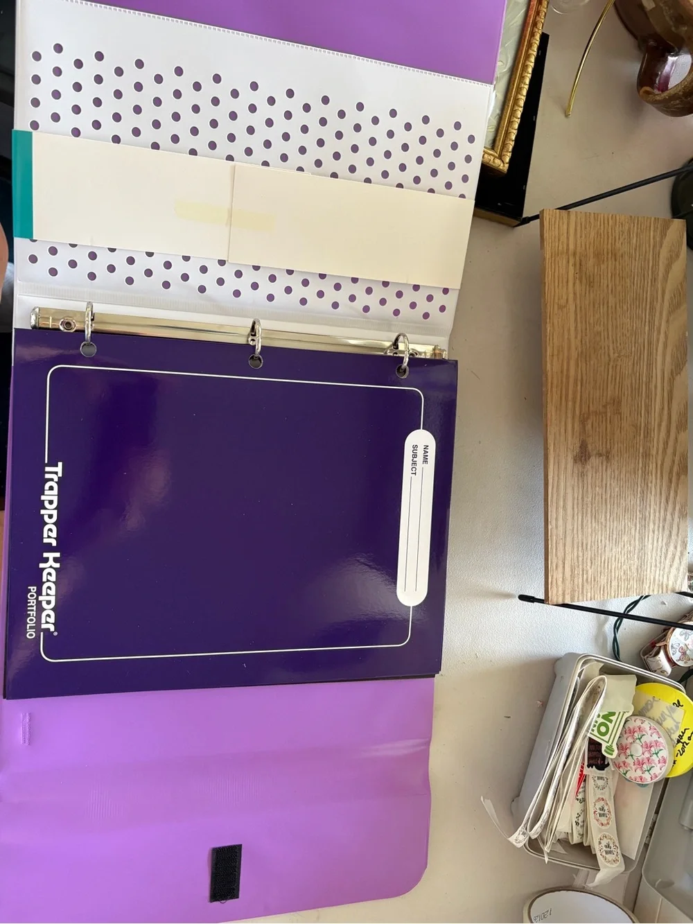 Tropical Palm Trapper Keeper Binder - Purple 2020 new